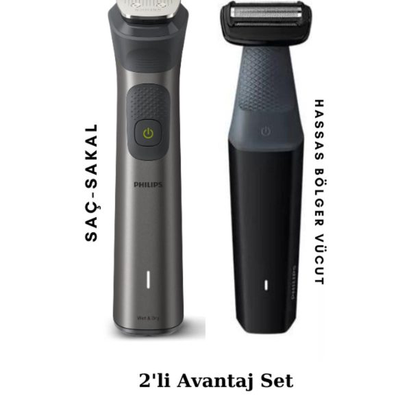 Philips 7000 Serisi MG7920/15 Erkek Bakım Seti - BG3017 Hassas Bölgeler Duşta Vücut Tıraş Makinesi
