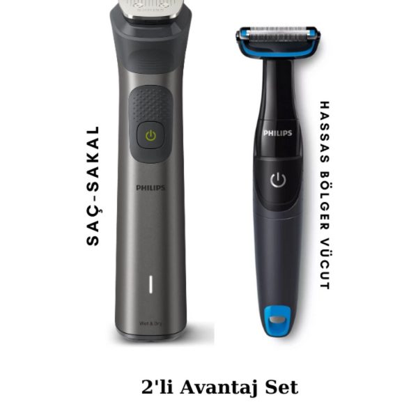 Philips 7000 Serisi MG7920/15 Erkek Bakım Seti - BG1024 Hassas Bölgeler Vücut Tıraş Makinesi Set