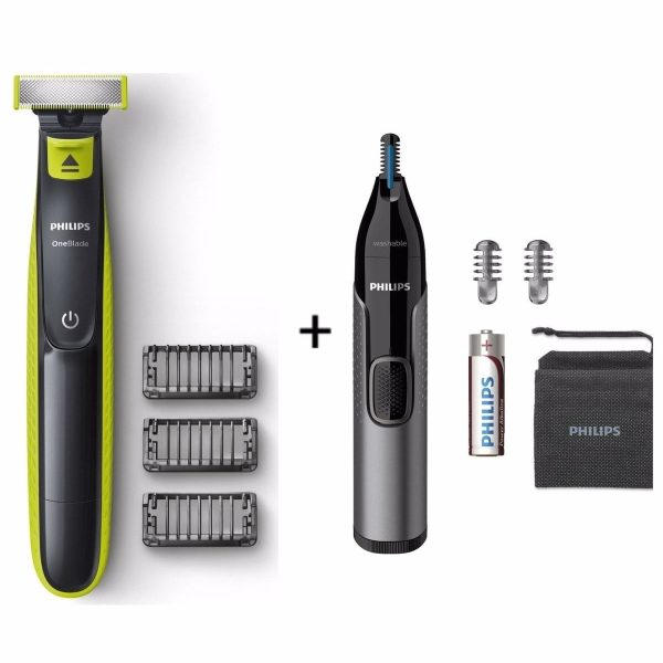 Philips QP2724 Oneblade Şekillendirici Tıraş Makinesi + Kaş, Burun Ve Kulak Kılı Makinesi Hediye