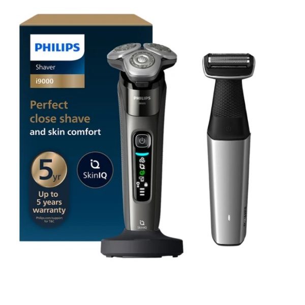 Philips SkinIQ X9002/30 Islak Kuru Tıraş Makinesi, BG5021/16 Vücut Tıraş Makinesi 2'li Avantaj Set
