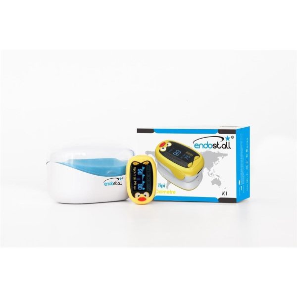 Endostall K1 Pediatrik 1 - 12 Yaş Çocuklar için Şarjlı Pulse Oksimetre Cihazı